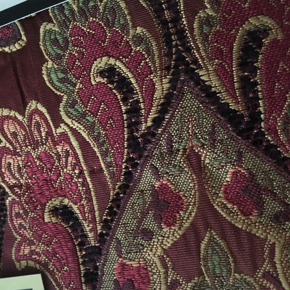 3 Brand New 40”x24” Woven Jacquard Window Valances - Picture 5 of 5